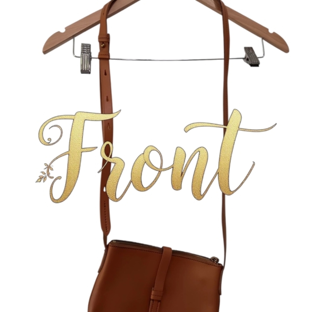 J. Crew Brown Leather Crossbody Bag